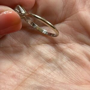 1.5 carat natural diamond 14k white gold band engagement ring